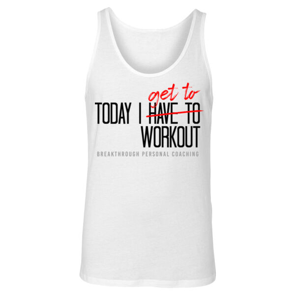 TODAY I GET TO WORK OUT - TANK TOP - $QFEDTU$ Thumbnail