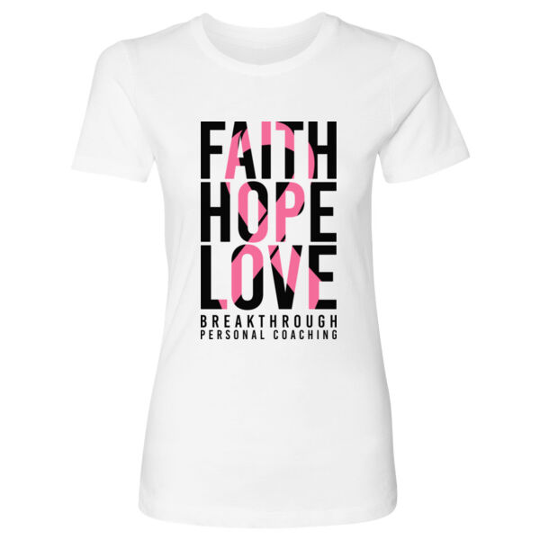 FAITH HOPE LOVE - WOMEN'S FITTED T-SHIRT Thumbnail