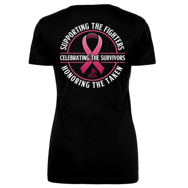 SUPPORTING THE FIGHTERS - WOMEN'S FITTED T-SHIRT Thumbnail